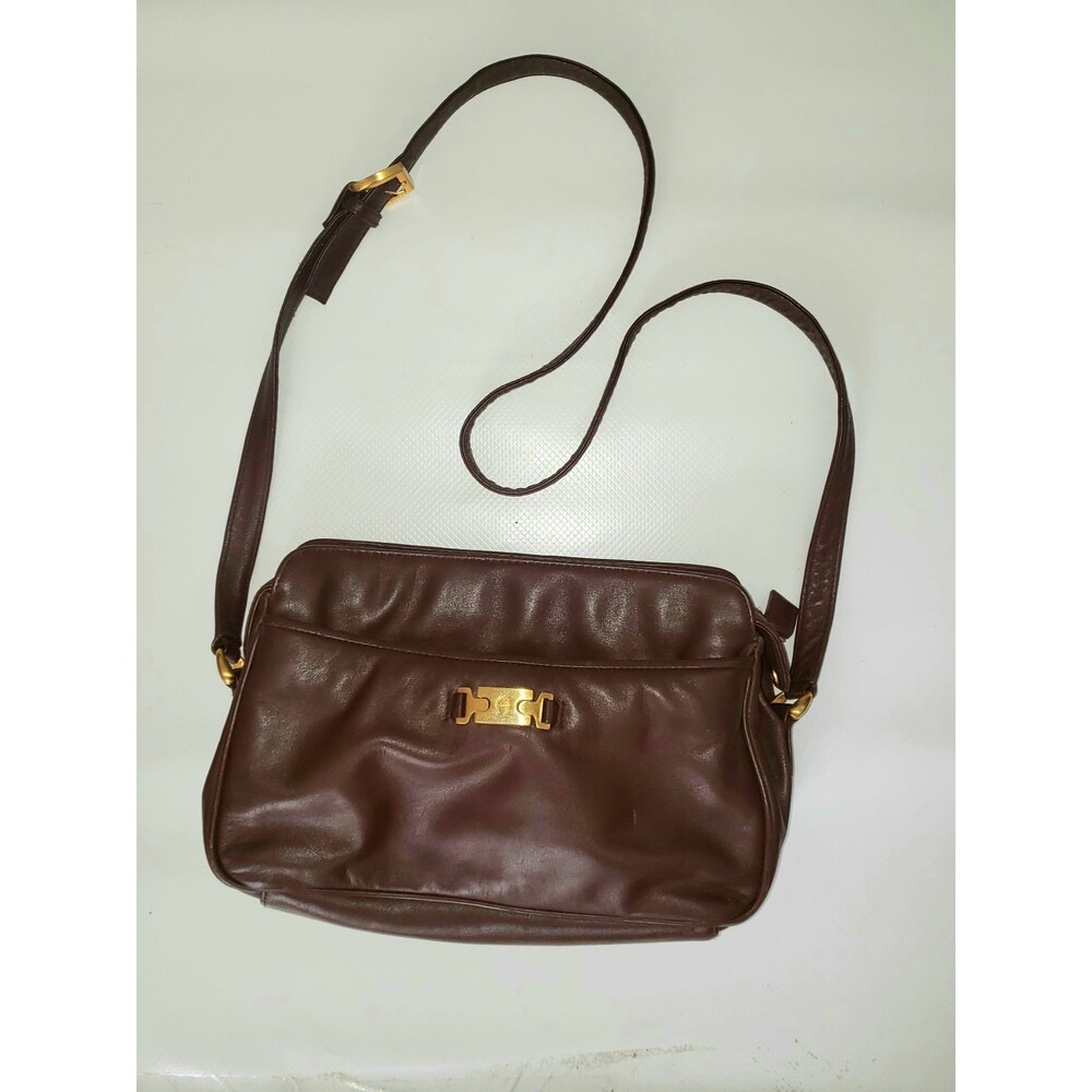 Etienne Aigner burgundy brown crossbody